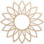 Médaillon de plafond en bois Daisy-59356290-59356317