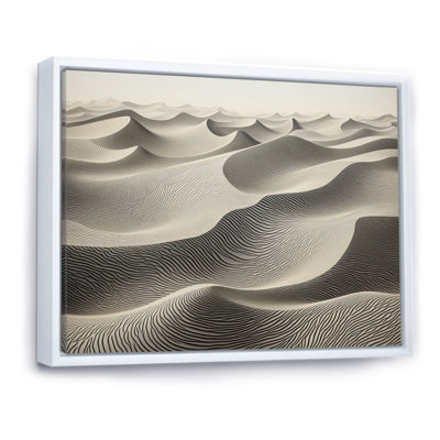 " Gray Saharan Dunes II "