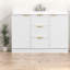 Meuble-lavabo moderne en bois aggloméré de 47,8 po avec rangement