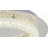 1-Light Chrome LED Flush Mount With Clear Crystal Accents