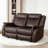 56.69'' Manual - Recline Faux Leather Loveseat-116533577
