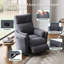  Fauteuil inclinable manuel berçant pivotant de 34 po Sherry (ensemble de 2)-1540346180
