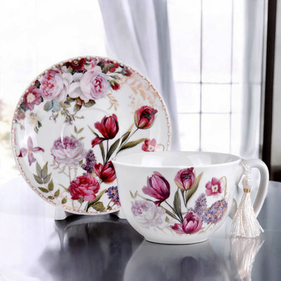 Tulip Tea/coffee Set In A Gift Box