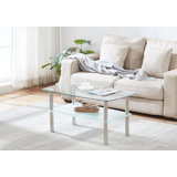 Drogo Glass Top Coffee Table