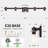 40'' 5-Light Oil Rubbed Bronze Bathroom Vanity Light with Glass Shade-814289387-866321957