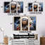 Native Apache Warrior I - Ensemble d'art mural amérindien-107760413-107760411