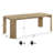 Kepler Driftwood 84" Rectangular Dining Table with Extension 