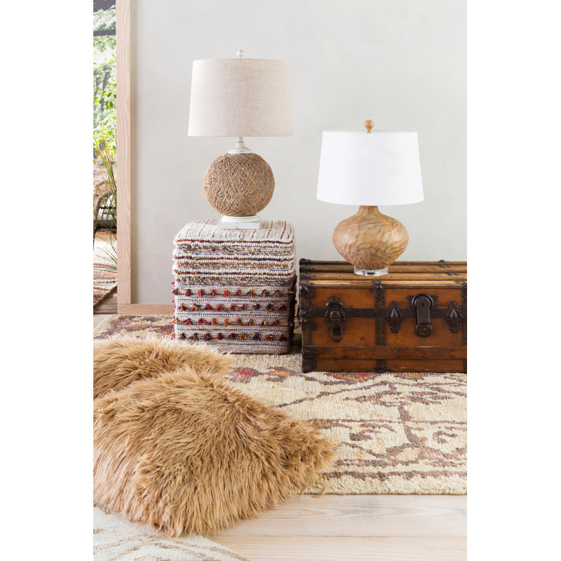 Medina Jute / Sisal Southwestern Area Rug, Rectangle 9' x 13'
