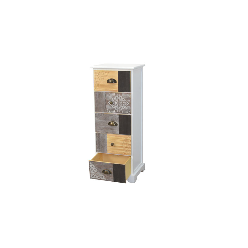 Ramel 35cm W 5 - Drawer Chest of Drawers