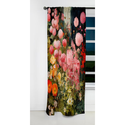 Sarah - Tachisme Abstract Blackout Curtain - 1 Panels