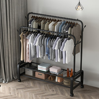 150cm Rolling Clothing Rack