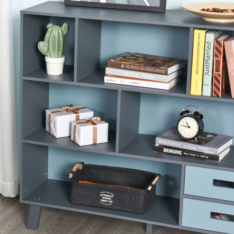 Organisateur de rangement à 3 niveaux, Bleu