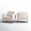 Fauteuil capitonné de 29 po de largeur Alixon-1574201564