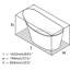 Amalfi 64-1/4" x 31-1/4" Freestanding Soaking Bathtub in Volcanic Limestone™ with No Overflow Hole-66642793-66642795