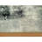 8'x8' Ebony Black Abstract Design Wool and Silk Hand Knotted Round Rug
