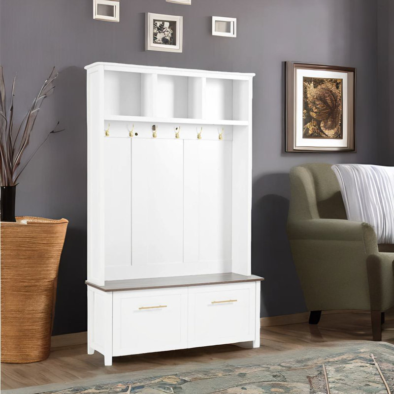 Versatile 4-in-1 Hall Tree