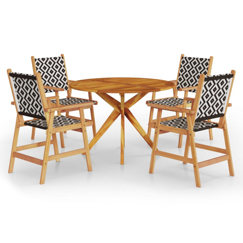 Ensemble bistro Arelle, 29.5" H x 43.3" W x 43.3" D, 4