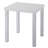 High Gloss and Chrome End Table