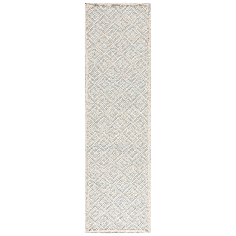Msr Trace Martha Stewart Hand Tufted Performance Geometric Rug, Runner 2'3" x 8'