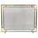 Gatsby Mesh Fireplace Screen - Single Panel, Steel Frame