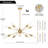 Carvey 10 - Light Dimmable Sputnik Sphere Chandelier-835172661