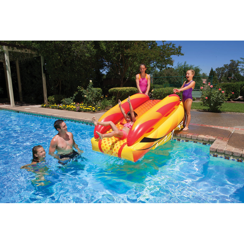Poolmaster 86233 Aqua Launch Inflatable Swimming Pool Slide