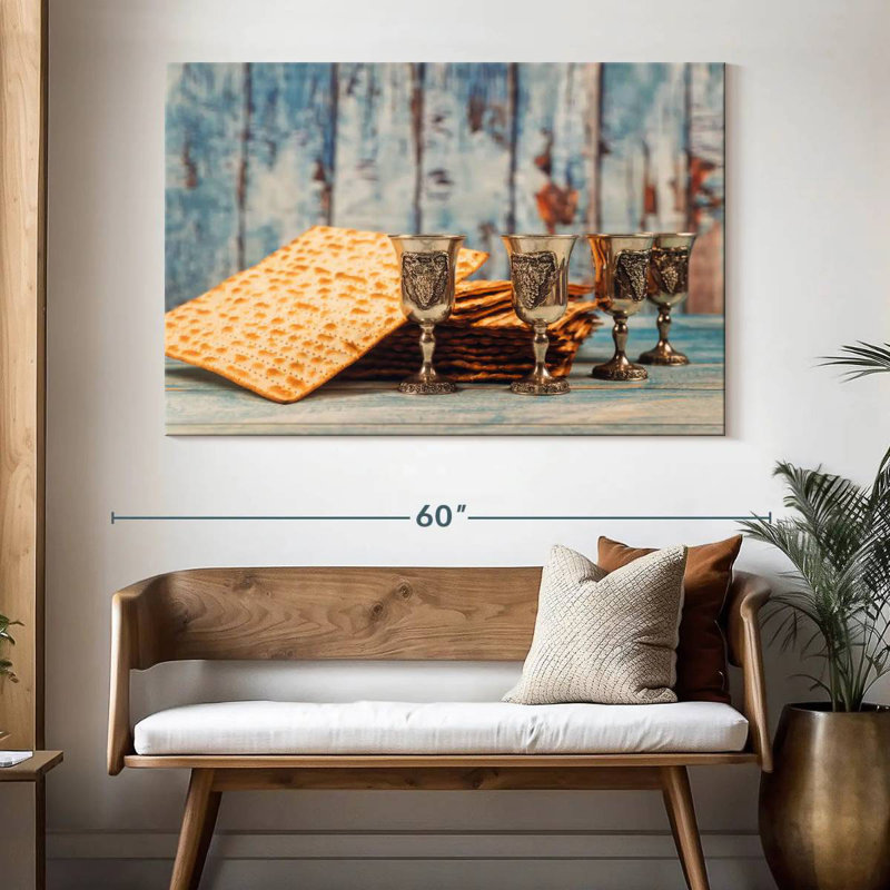 Passover Bread And Wine, 34" H x 51" W