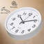 Horloge analogique 12 po Ebern Designs-122356180