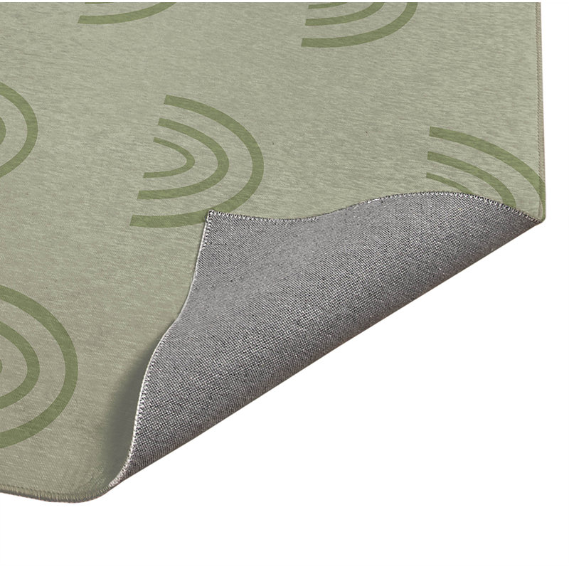Paillasson Plain Bows Match, Vert clair, L 72 po x L 48 po