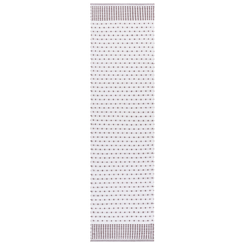 Aitken Flat Weave Cotton Geometric Rug, Runner 2'3" x 9'