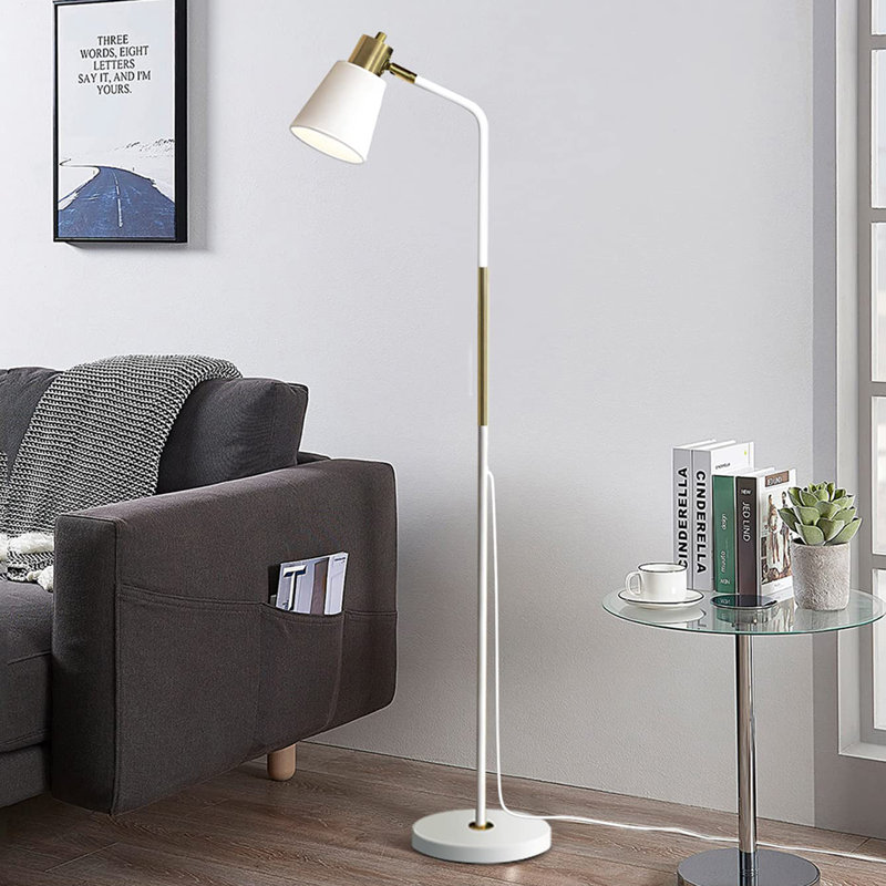 Gabreille 57.48'' Task Floor Lamp,  White