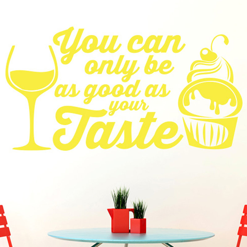 Wall Decal, Bright Yellow