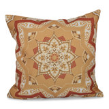 Happy Hippy Geometric Reversible Throw Pillow