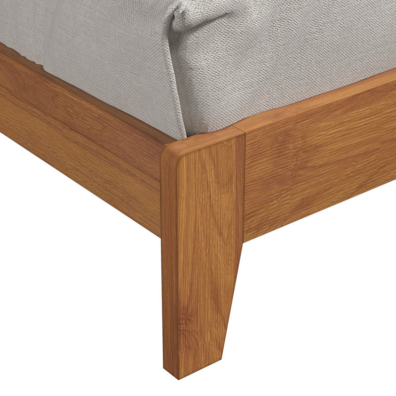 Aleshire Platform Bed, Amber Walnut, Queen