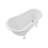 53.1'' x 25.6'' Freestanding Soaking Acrylic Bathtub-72770254-76285534