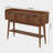 Fluted Console Table With 3 Drawers And Open Storage Shelf, Console Sofa Table For Living Room-1546034928