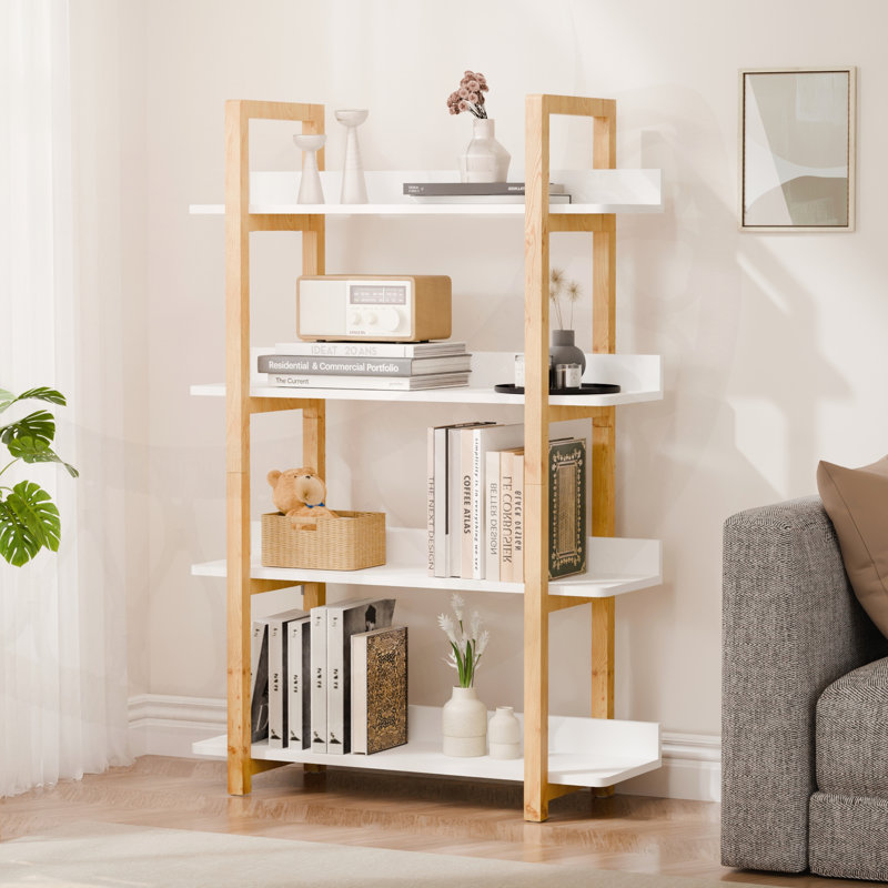 Bibliothèque multifonctionnelle en bois, Naturel