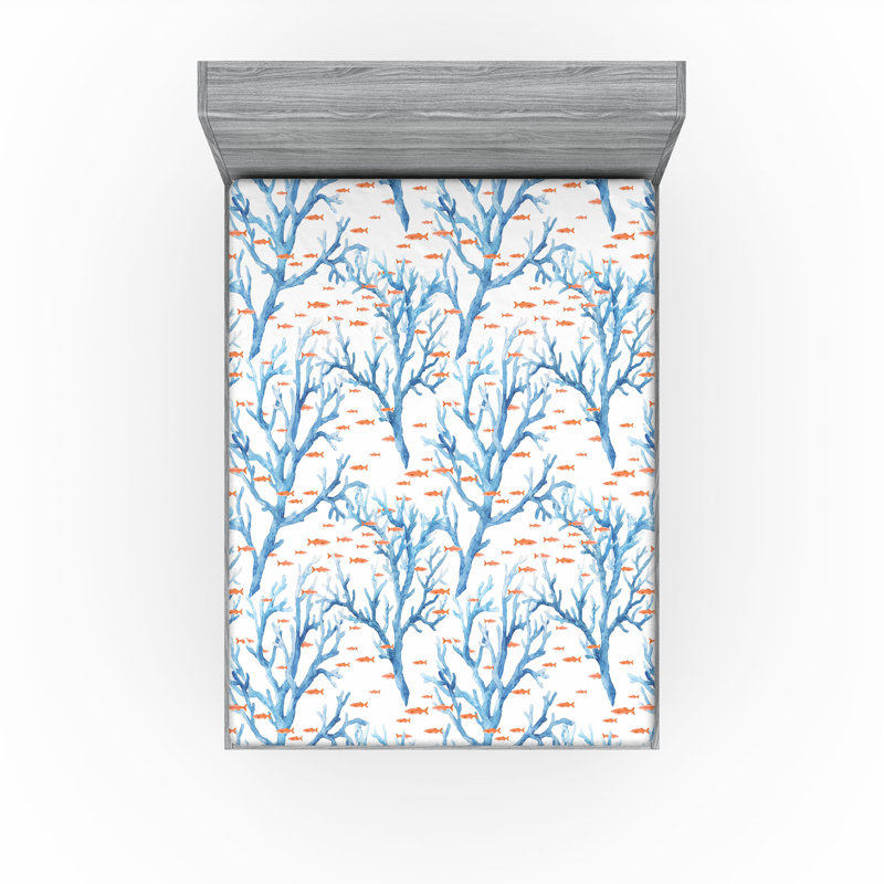 Drap-housse nautique Ambesonne, California King Fitted Sheet