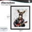 Performing Musician Donkey, impression encadrée sous verre, conception par CAD Designs-1600150721-1600150748