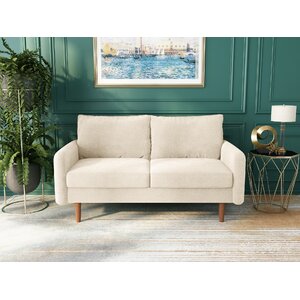 Cococon 58.9" Square Arm Loveseat (Missing Backrest And legs ) 