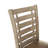 Pcs Table Set Round Dining Table   Farmhouse Rustic Look Distressed Look