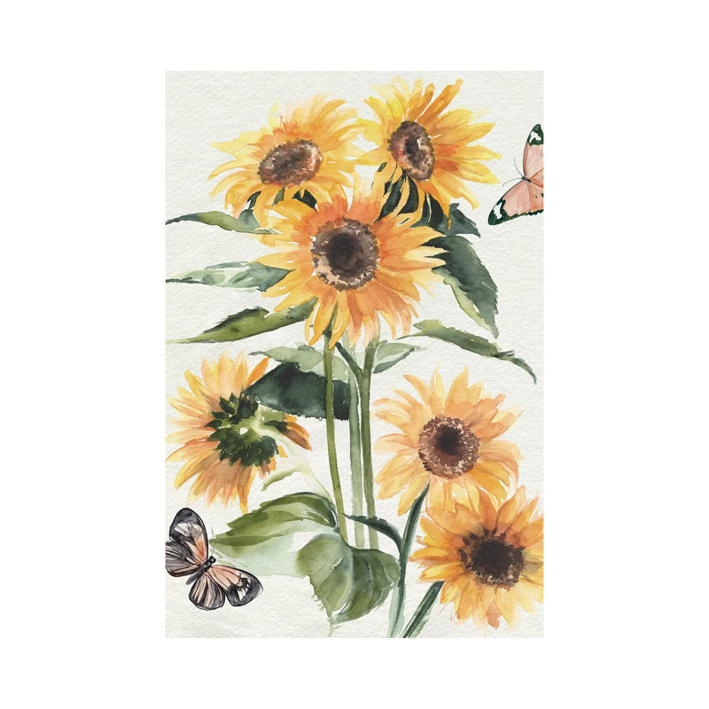 Autumn Sunflowers I by Jennifer Paxton Parker - Wrapped Canvas Print, 101.6 cm H x 66.04 cm W x 3.175 cm D