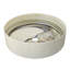 Lavabo de salle de bain vasque rond en verre de Murano 16 "Positano-264839252