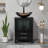 Azaree 24'' Single Bathroom Vanity with Manufactured Wood Top-199183380-188621101