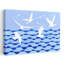 Seagulls in Flight 1 Piece Wrapped Canvas Wall Art-818221344