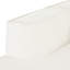Canapé modulaire Boneless de style moderne, canapé modulaire en éponge, canapé modulaire en forme de L avec un design incurvé élégant et un tissu chenille luxueux, deux coussins décoratifs, pour le salon, le bureau