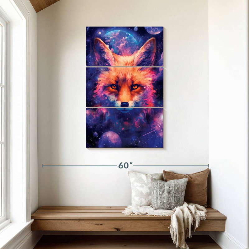 Brampt Cosmic Fox I, 45" H x 28" W