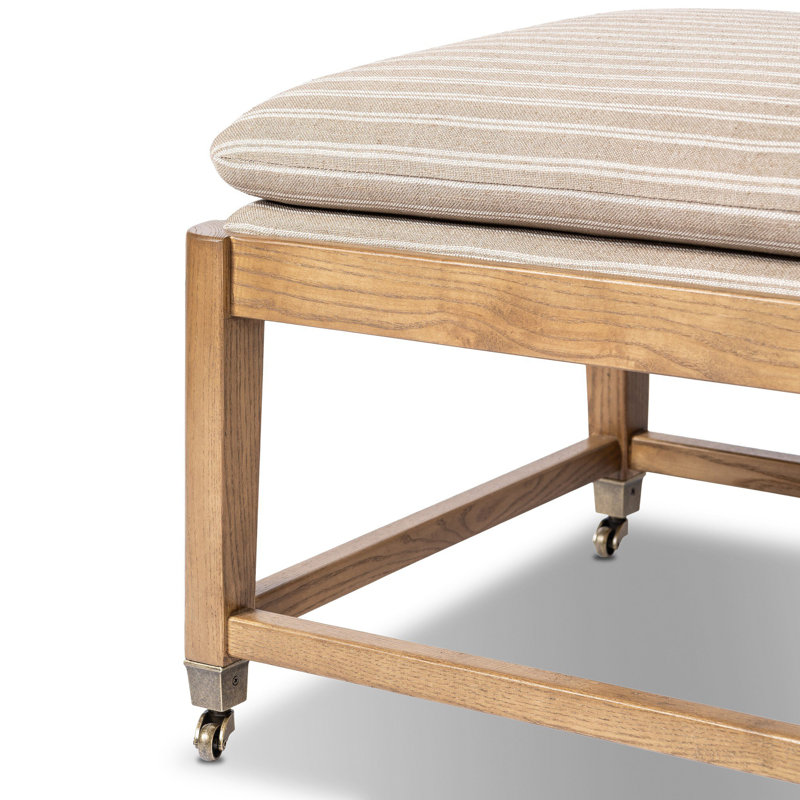 Eleanor Upholstered Stool, Rodin Sand