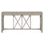 Console Modern Modern Farmhouse en placage d'acacia de style élégant et polyvalent