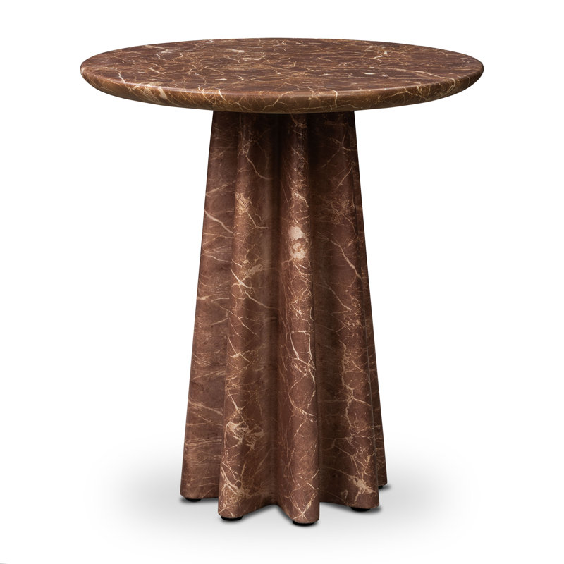 Table d'appoint 18 po Folda, Rouge bordeaux